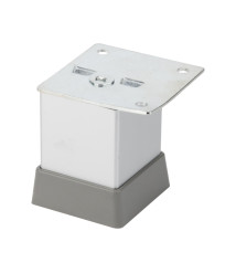 Picior reglabil din aluminiu pentru mobilier, inaltime 120 mm