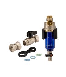 Filtru antimagnetita cu vas transparent, sita inox si purjare EvoSanitary
