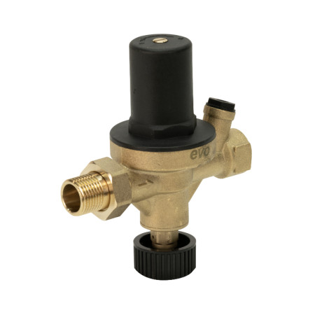 Vana automata de umplere cu filtru si racord manometru EvoSanitary, 1/2 inch