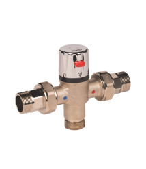 Vana termostatica de amestec cu holendere EvoSanitary, 3/4 inch