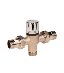 Vana termostatica de amestec cu holendere EvoSanitary, 3/4 inch