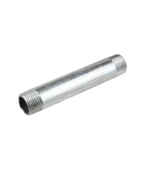 Stut zincat filetat FE-FE, 2 inch, lungime 100 mm