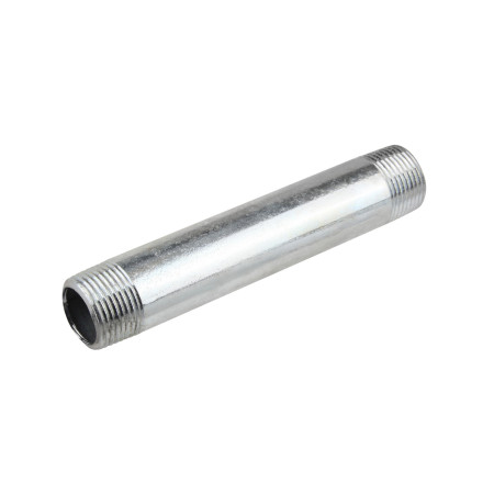 Stut zincat filetat FE-FE, 2 inch, lungime 200 mm