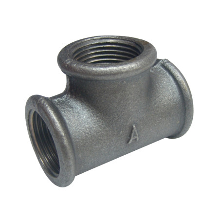 Teu negru 130 EvoSanitary, 3/4 inch, pachet 5 bucati