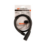 Antifurt bicicleta EvoTools cu cablu de otel si PVC, 10 x 650 mm, 2 chei