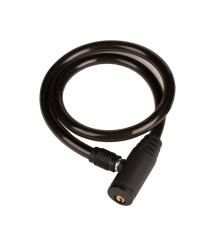 Antifurt bicicleta EvoTools cu cablu de otel si PVC, 12 x 800 mm, 2 chei