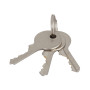 Lacat EvoTools cu corp din otel, 38 mm, 3 chei