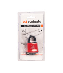 Lacat EvoTools cu protectie la apa IP65, 35 mm, 3 chei