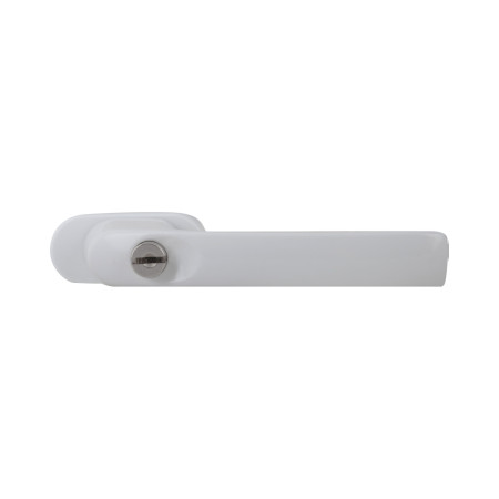 Maner pentru fereastra cu incuietoare, alb, 146 mm