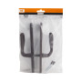 Manere pentru usa Ariadna cu sild, interax 90 mm, pentru cheie, maro, stanga