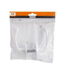 Manere pentru usa Classic cu rozeta, alb