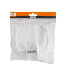Manere pentru usa Classic cu rozeta, maro