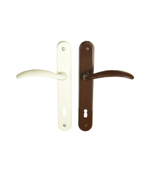 Manere pentru usa Wave cu sild P, interax 90 mm, alb