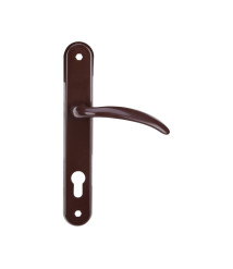 Manere pentru usa Wave cu sild Y, interax 90 mm, maro