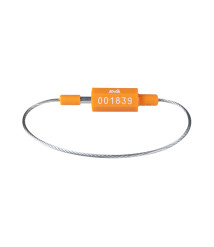 Sigiliu de securitate cu cablu metalic zincat, 9 inch