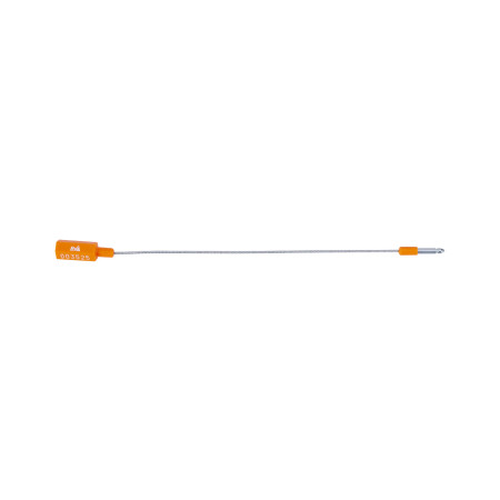 Sigiliu de securitate cu cablu metalic zincat, 9 inch
