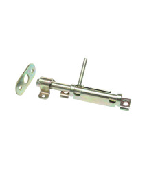 Zavor zincat galben pentru poarta, 100 mm
