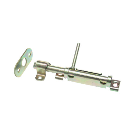 Zavor zincat galben pentru poarta, 100 mm
