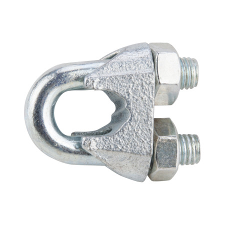 Brida cablu 1197 din otel, Diu 10 mm, Df 8 mm, set 10 bucati