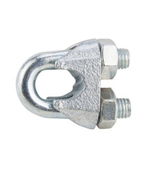 Brida cablu 1197 din otel, Diu 12 mm, Df 8 mm, set 10 bucati