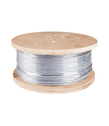 Cablu otel zincat plastifiat, diametru 5-6.5 mm, rola 100 metri