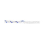 Cordelina PP 1001, diametru 12 mm, 100 metri, alb/albastru, rola