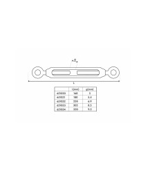 Intinzator cablu ochi-ochi, diametru 16 mm