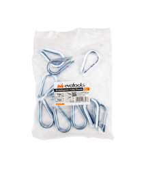 Rodanta zincata pentru cablu, diametru 8 mm, 10 bucati