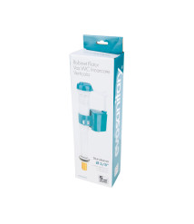 Robinet flotor WC cu alimentare verticala, stut plastic, 3/8 inch