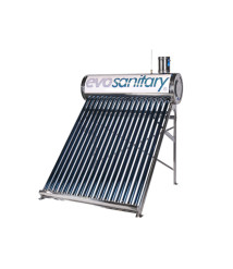 Sistem panou solar cu tuburi vidate 1024-58 INOX j, rezervor 100 L, 12 tuburi, 58x1800 mm