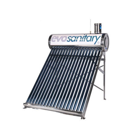 Sistem panou solar cu tuburi vidate 1024-58 INOX j, rezervor 150 L, 18 tuburi, 58x1800 mm