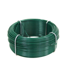 Sarma zincata plastifiata verde, diametru 1.6 mm, 50 metri Sarma zincata plastifiata verde, diametru 1.6 mm, 50 metri