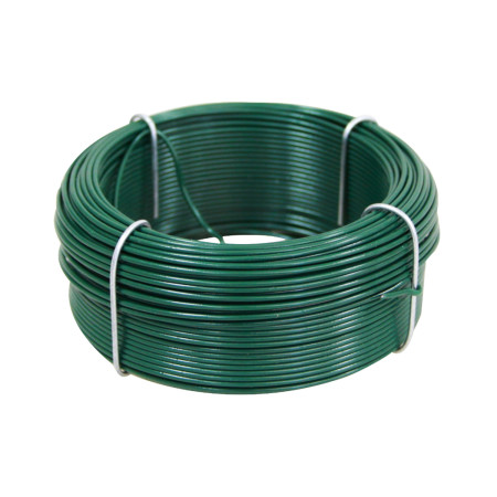Sarma zincata plastifiata verde, diametru 1.6 mm, 50 metri