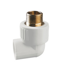 Cot PPR filet exterior alama EvoSanitary, 20 mm, racord 1/2