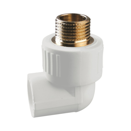 Cot PPR filet exterior alama EvoSanitary, 20 mm, racord 3/4