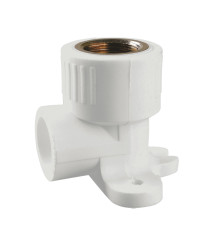 Cot PPR filet interior alama cu flansa EvoSanitary, 20 mm x 1/2
