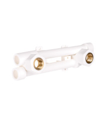 Set PPR fixare baterie cada 2088 EvoSanitary, 20 mm, 1/2 inch, pachet 2 bucati