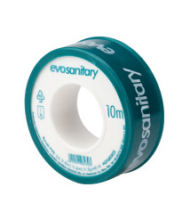 Banda PTFE 2033, latime 12 mm, lungime 10 m, grosime 0,075 mm, densitate 0,25 g/cm³, pachet 10 bucati