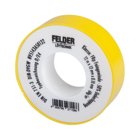 Banda PTFE Felder, latime 12 mm, lungime 12 m, grosime 0,1 mm
