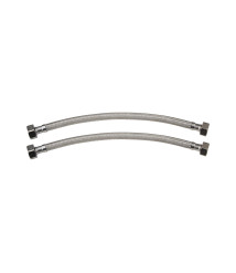 Racord flexibil inox filet interior-filet interior, diametru 1/2-3/8 inch, lungime 300 mm