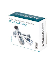 Robinet coltar 3 cai baterie/ masina spalat, 3/4-3/8-1/2 inch