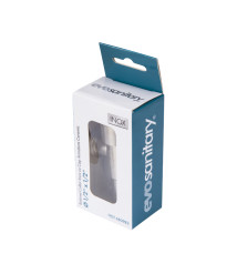Robinet coltar inox patinat cu cap armatura ceramic, 1/2