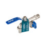 Robinet dublu serviciu 3 cai, 1/2-1/2-3/4 inch