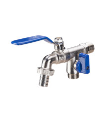 Robinet dublu serviciu 3 cai, 1/2-1/2-3/4 inch