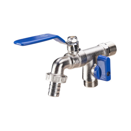 Robinet dublu serviciu 3 cai, 1/2-1/2-3/4 inch