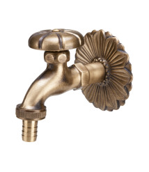 Robinet dublu serviciu alama antichizata, diametru intrare 1/2 inch