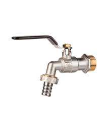 Robinet dublu serviciu alama EvoSanitary +plus, diametru intrare 1/2 inch, diametru iesire 3/4 inch