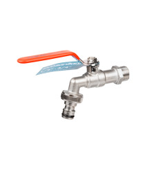 Robinet dublu serviciu cu maneta si conector rapid EvoSanitary, diametru intrare 1/2 inch, diametru iesire 3/4 inch