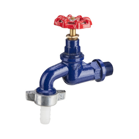 Robinet dublu-serviciu fonta, diametru interior 1/2 inch, diametru exterior 3/4 inch, alama