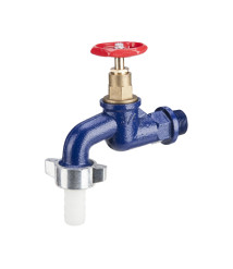 Robinet dublu-serviciu fonta, diametru interior 3/4 inch, diametru exterior 1 inch
